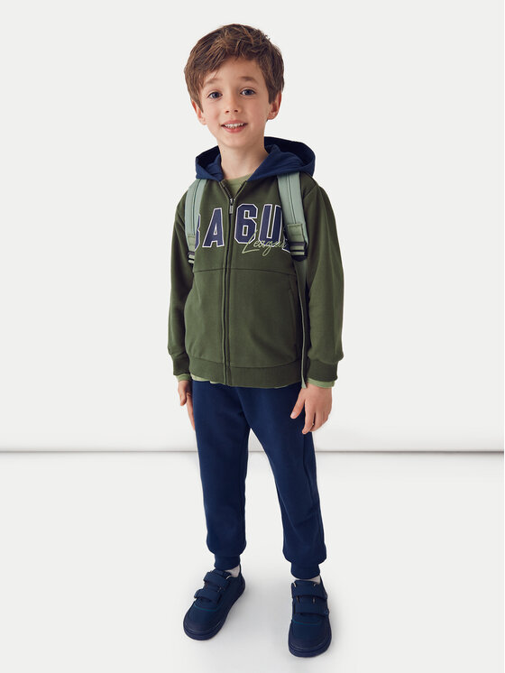 Mayoral Komplet dresowy 907 Khaki Regular Fit