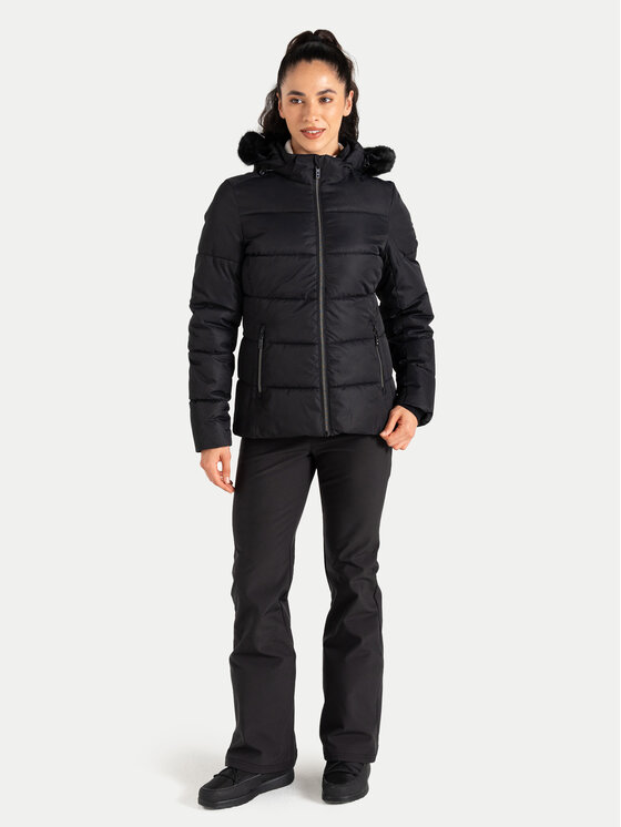 Dare2B Dare2B Skijacke Glamourize V DWP608 Schwarz Regular Fit