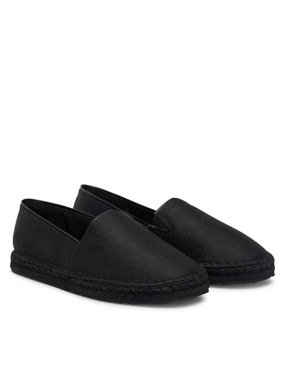 Calvin Klein Calvin Klein Εσπαντρίγιες Flat Espadrille - Jacq HW0HW02467 Μαύρο