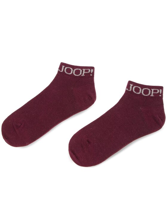 JOOP! Joop! Комплект 2 чифта къси чорапи мъжки Logo Sneaker 900.065-1 Бордо