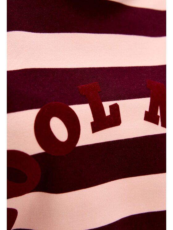 Mirons Mirons Longsleeve Print Kolorowy Regular Fit