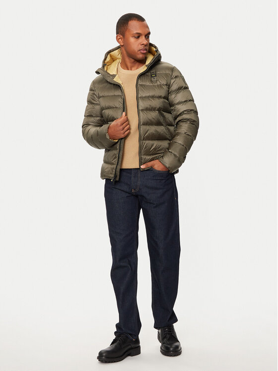 Blauer Blauer Μπουφάν πουπουλένιο 24WBLUC03023 683EG Πράσινο Regular Fit
