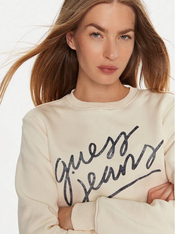 Guess Guess Світшот W4BQ17 KC811 Бежевий Regular Fit