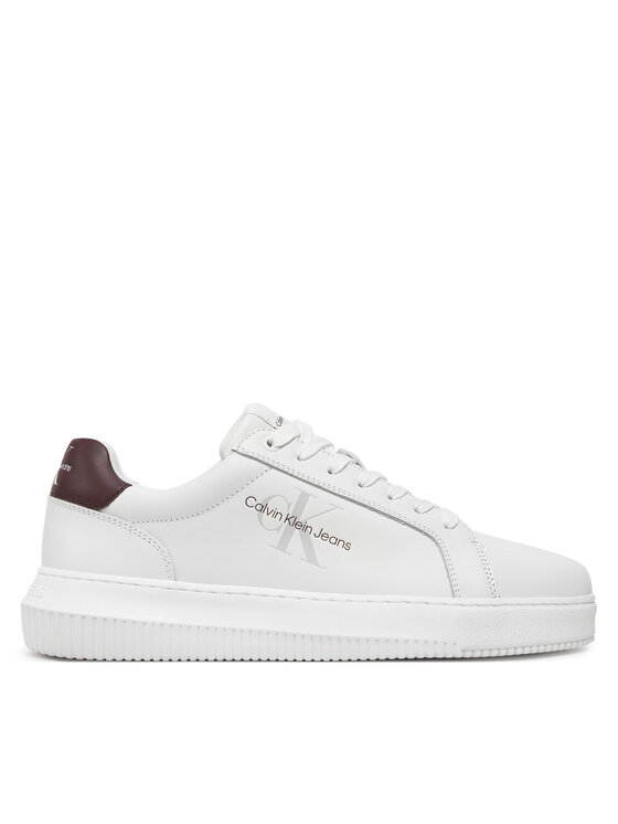 Calvin Klein Snīkeri Chunky Cupsole Monologo YM0YM00681 Balts