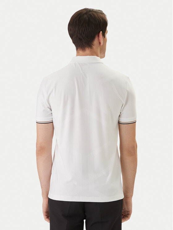 BOSS BOSS Поло Chip Hexa 50554561 Білий Regular Fit