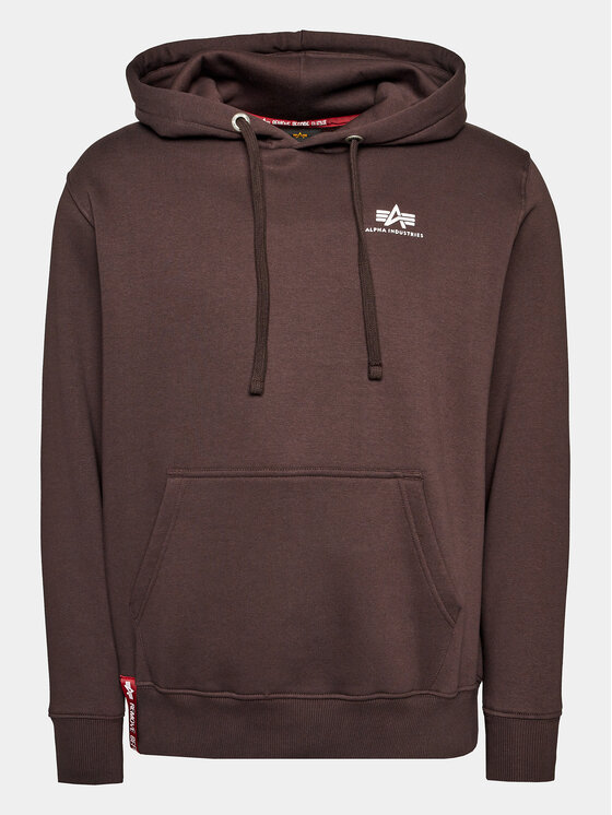 Alpha Industries Alpha Industries Bluză Basic Small Logo 196318 Maro Regular Fit