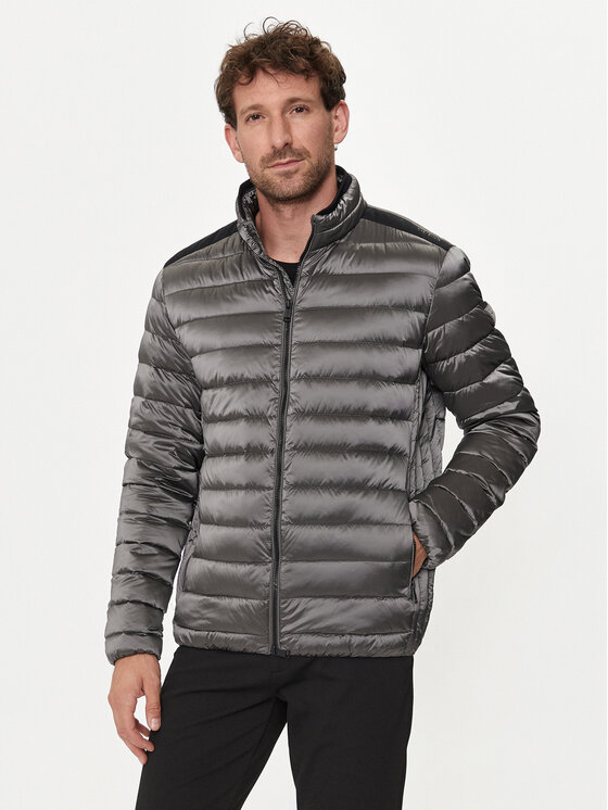 Guess Guess Vatovaná bunda M1RL47 WDQ50 Šedá Regular Fit