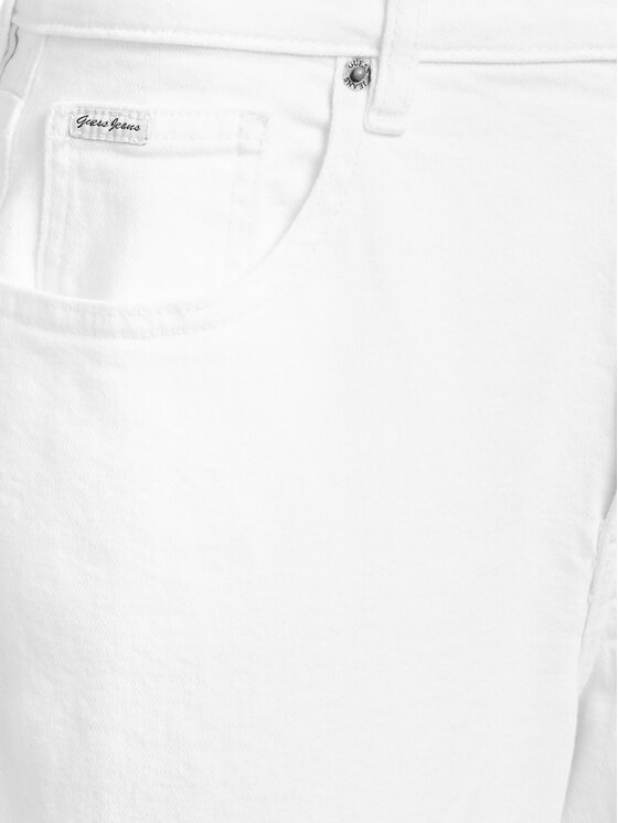 Guess Jeans Guess Jeans Blugi W5YA0I D0131 Alb Boyfriend Fit