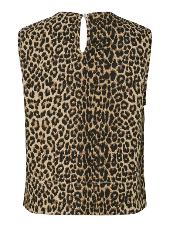Pieces Pieces Bluza Salume 17158200 Rjava Relaxed Fit
