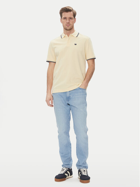 Wrangler Wrangler Džínsy River 112362465 Modrá Tapered Fit
