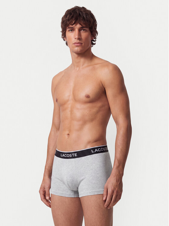 Lacoste Lacoste Set de boxeri﻿ 5H1300 Gri