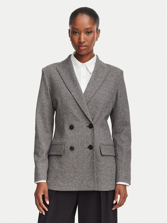 Marella Marella Švarkas Materia 2625916021 Pilka Regular Fit
