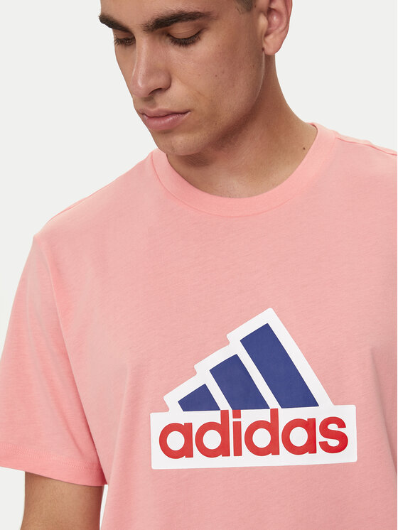 adidas adidas Тишърт Future Icons Badge of Sport IS8342 Розов Loose Fit