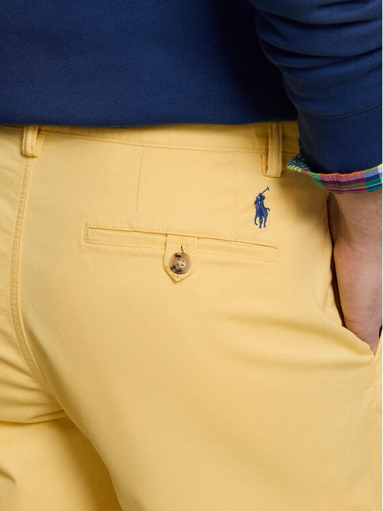 Polo Ralph Lauren Polo Ralph Lauren Pantalon scurți din material 710799213011 Galben Slim Fit