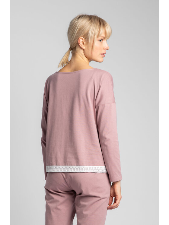 LaLupa LaLupa Piżama LA142 Fioletowy Comfort Fit