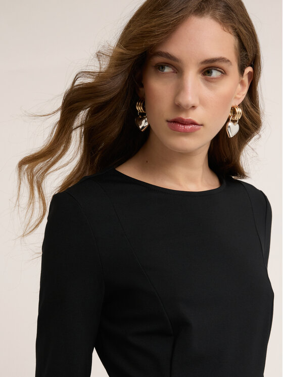 Motivi Motivi Vestito da giorno 7012Q103468N033 Nero Flared Fit