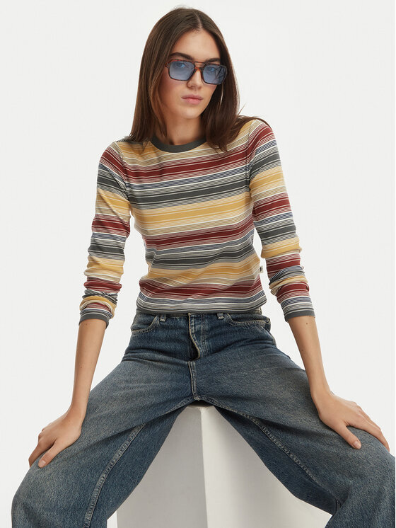 Quiksilver Quiksilver Bluza Sunday EQWKT03198 Pisana Fitted Fit