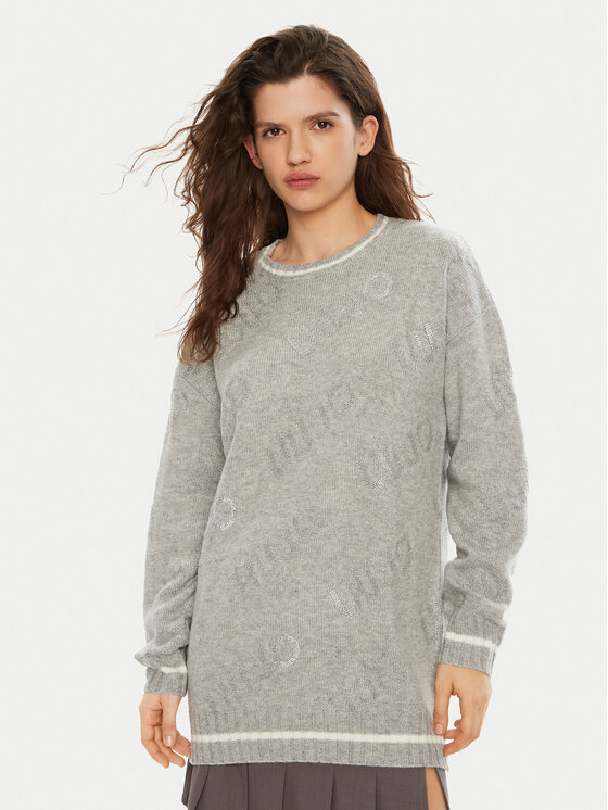 Liu Jo Liu Jo Sweater TF4173 MS55L Szürke Regular Fit