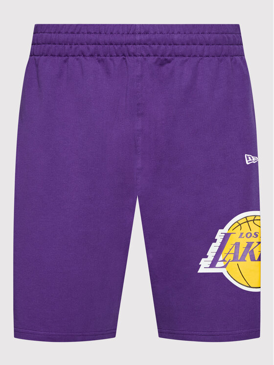 New Era New Era Спортивні шорти LA Lakers Washed Team Logo 13083850 Фіолетовий Regular Fit