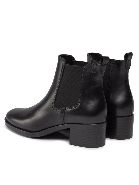 Tamaris Tamaris Kotníková obuv s elastickým prvkem 1-25026-41 Černá