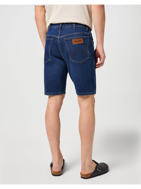 Wrangler Wrangler Pantaloncini di jeans TEXAS SHORTS Blu Regular Fit