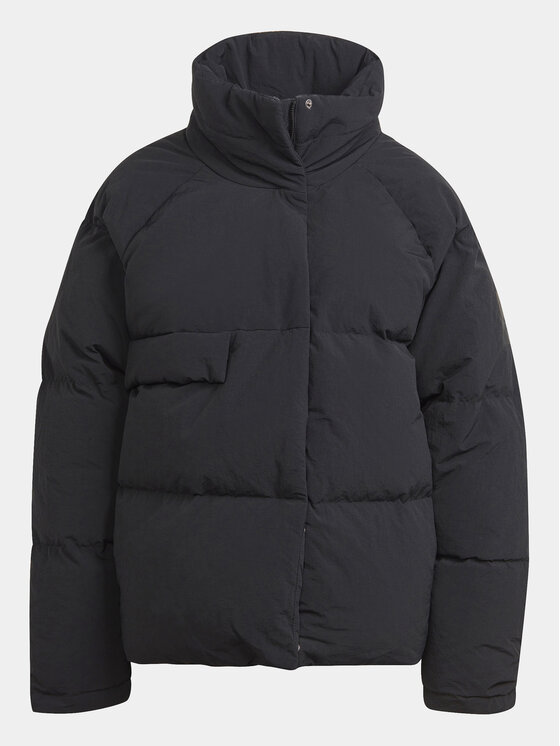 adidas adidas Geacă din puf Big Baffle IK3166 Negru Loose Fit