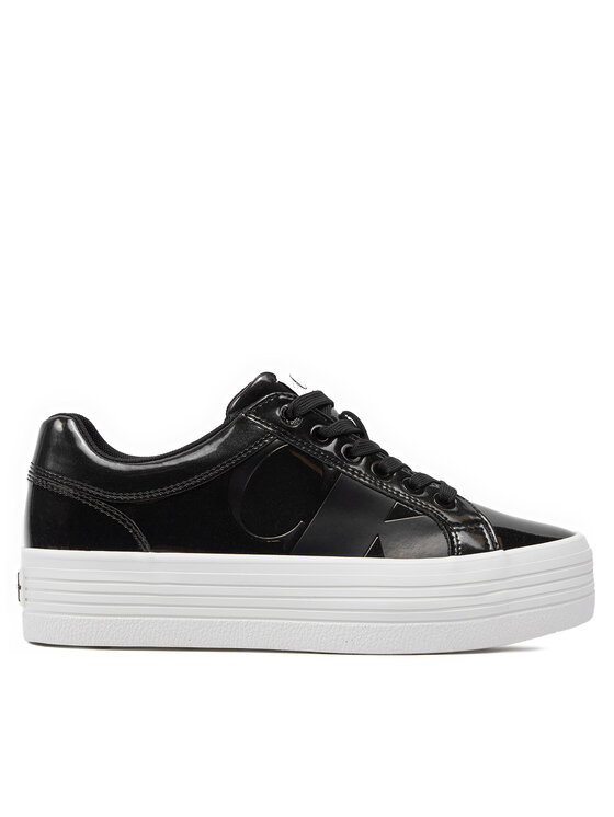 Sneakers Calvin Klein Jeans Bold Vulc Flatf Low Lth Nbs Mr YW0YW01408 Negru