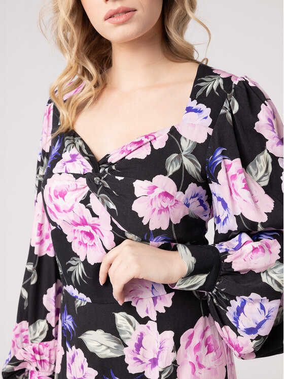LAURELLA LAURELLA Letní šaty Laurella 4UL015219 Černá Regular Fit