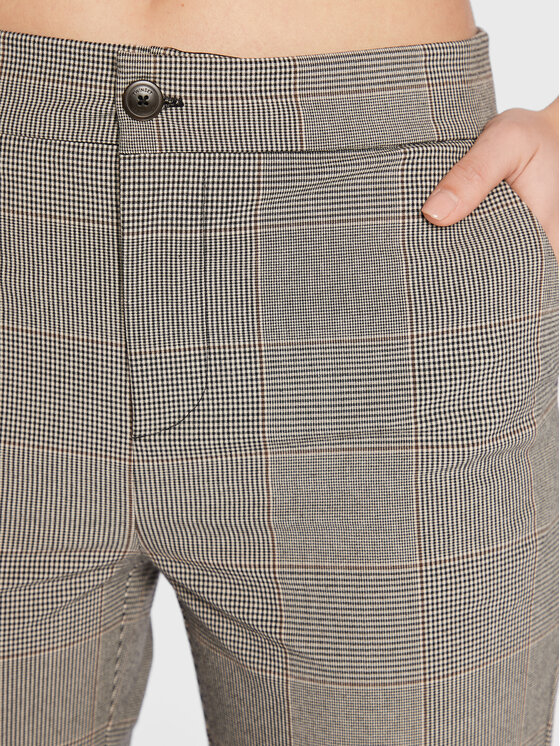 TWINSET TWINSET Pantaloni din material 222TP250J Gri Regular Fit