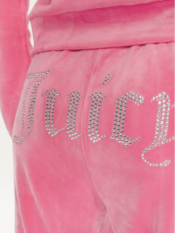 Juicy Couture Juicy Couture Donji dio trenerke Tina JCAPW045 Ružičasta Regular Fit