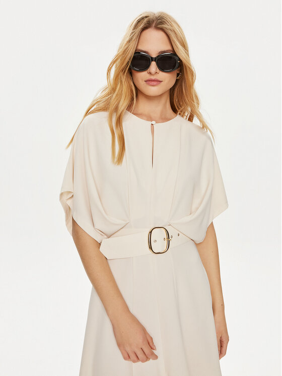 Imperial Imperial Kokteiļkleita ADJUHDFC Bēšs Regular Fit