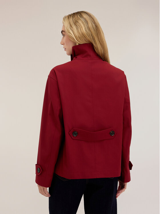 Motivi Motivi Cappotto invernale R039Q001178N026 Rosso Boxy Fit