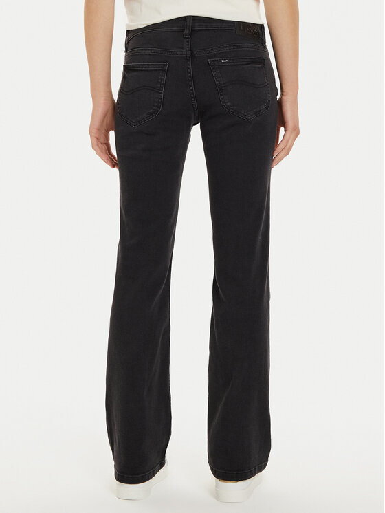 Lee Lee Jeansy Jessica 112355548 Czarny Bootcut Fit