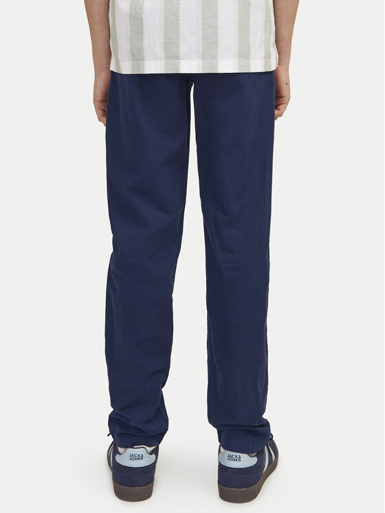 Jack&Jones Junior Jack&Jones Junior Szövet nadrág 12248903 Sötétkék Regular Fit