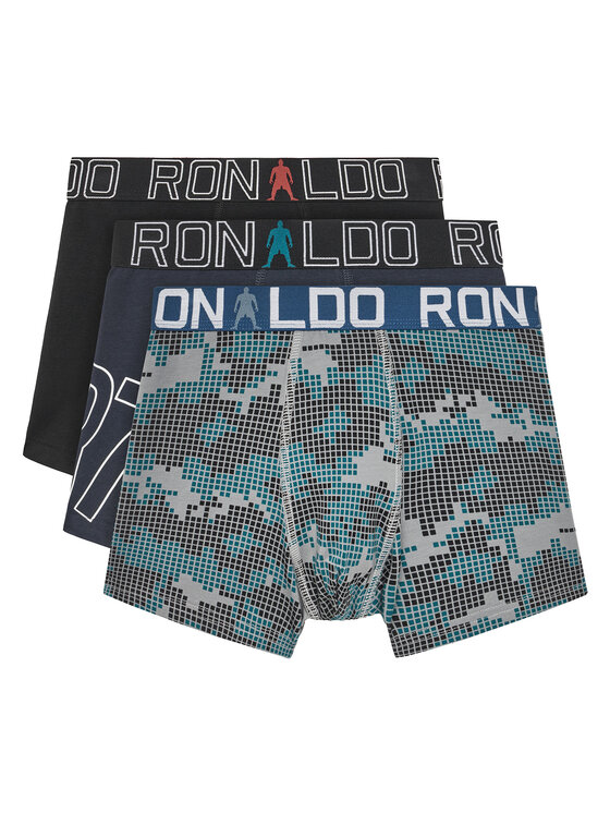 Komplet 3 par bokserek Cristiano Ronaldo CR7