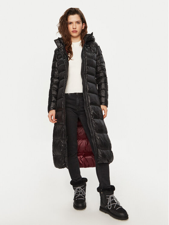 Blauer Blauer Μπουφάν πουπουλένιο 24WBLDK03040 Μαύρο Regular Fit