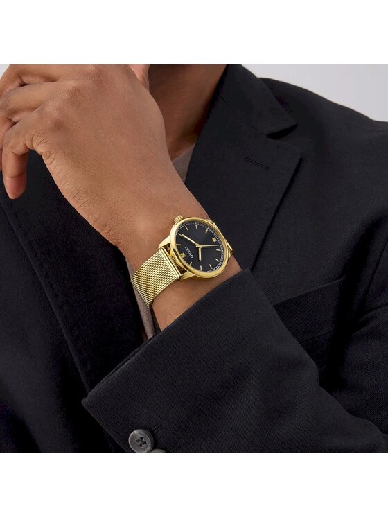 Guess Guess Hodinky GW0974G Zlatá