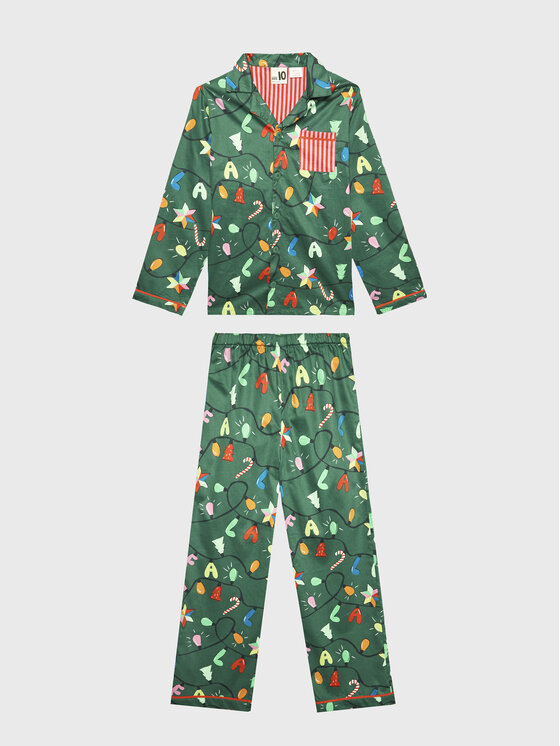 Cotton On Kids Cotton On Kids Πιτζάμα 7342255 Πράσινο Regular Fit