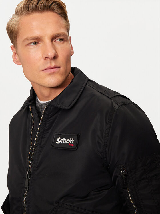 SCHOTT N.Y.C. SCHOTT N.Y.C. Куртка бомбер 210100RS Чорний Regular Fit