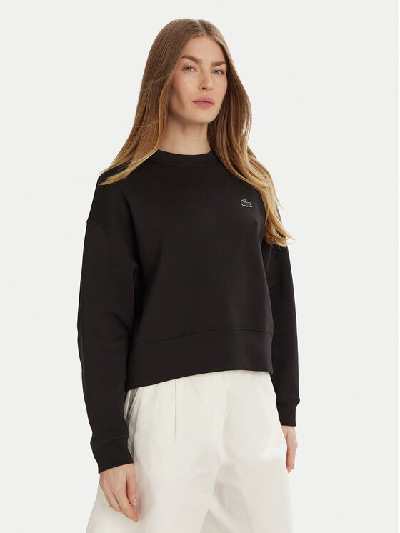 Lacoste Lacoste Mikina SF5614 Černá Oversize