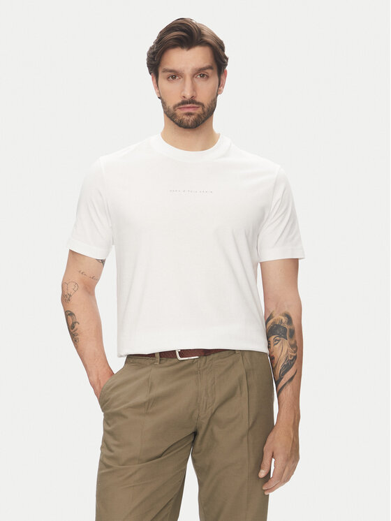 Marc O'Polo Denim Marc O'Polo Denim Póló 500 0006 809 Fehér Relaxed Fit