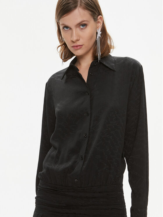 PINKO Pinko Haljina za svaki dan Arzach 102306 A193 Crna Flare Fit
