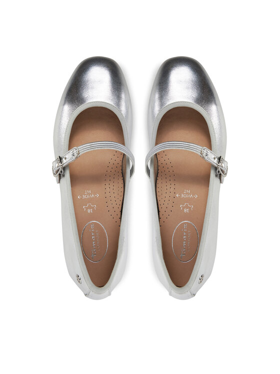 Tamaris Tamaris Ballerine 8-82107-44 Argento