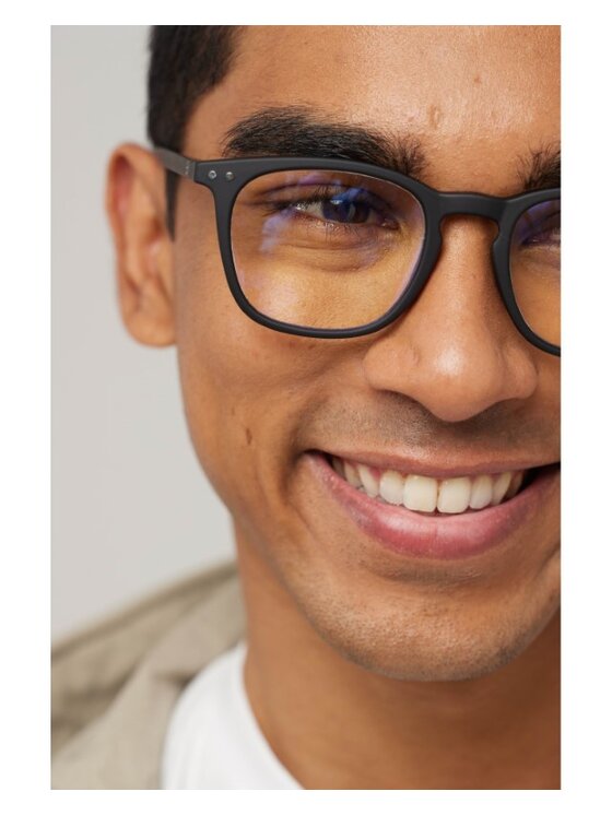 IZIPIZI IZIPIZI Okulary z filtrem blue light SCREEN Adult E Black Kolorowy