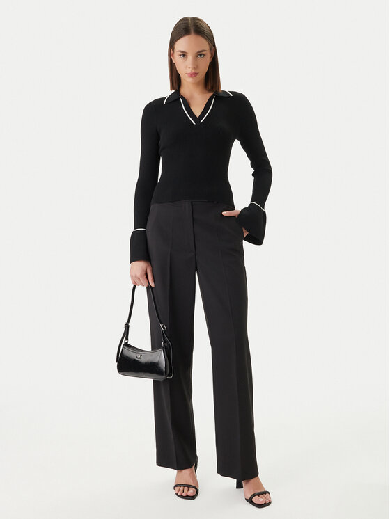 HUGO HUGO Džemperis Samur 50554077 Melns Slim Fit