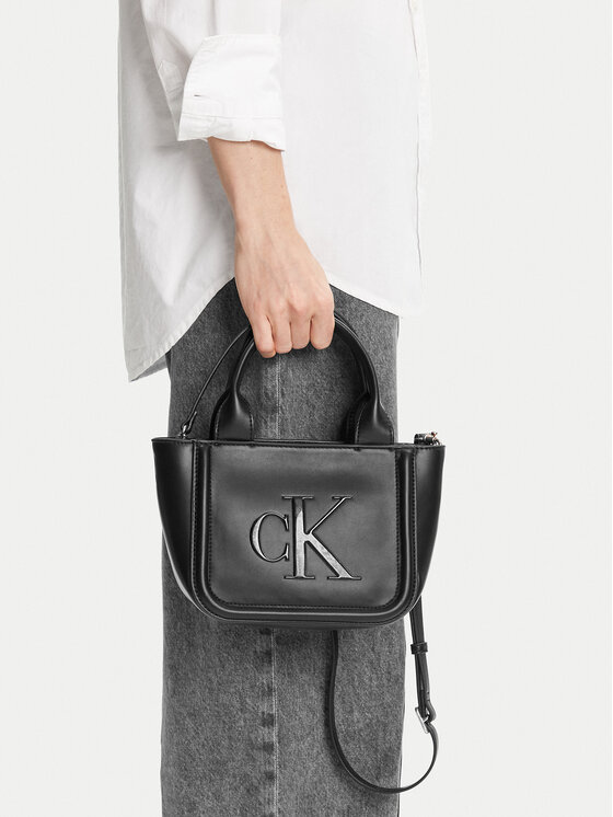 Calvin Klein Calvin Klein Käekott Bold Ck Small Tote With Strap LV04F3219G Must