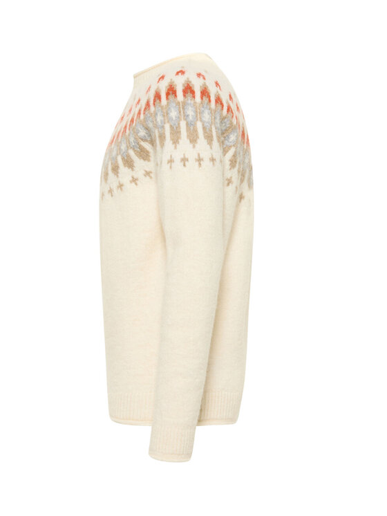 Mustang Mustang Sweter BLOOMFIELD Biały Regular Fit