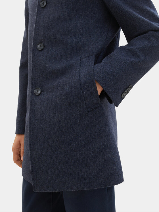 Tom Tailor Tom Tailor Płaszcz przejściowy 1037407 Granatowy Regular Fit
