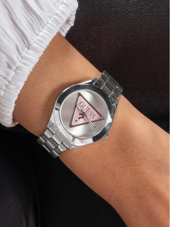 Guess Guess Zegarek GW0675L1 Srebrny