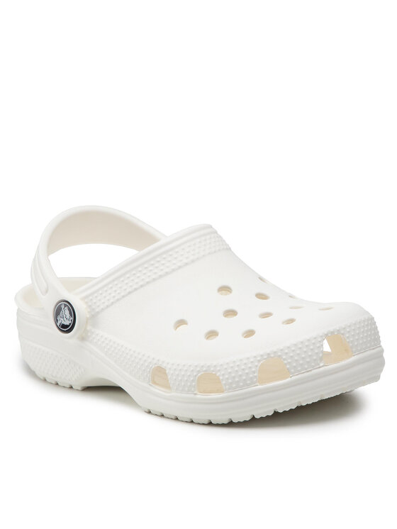 Crocs Crocs Șlapi Classic Clog K 206991 Alb